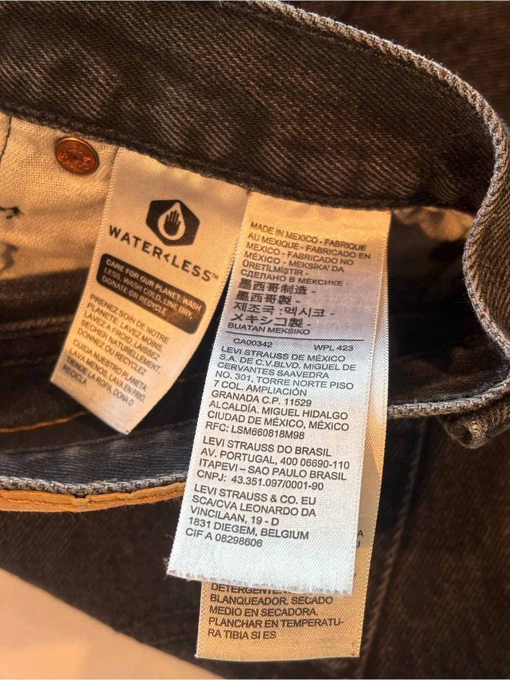 LEVI’S Men's Black 501 Relaxed Straight Jeans Size 30x32 EUC